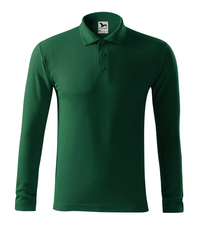 Pique Polo LS — Polohemd Herren
