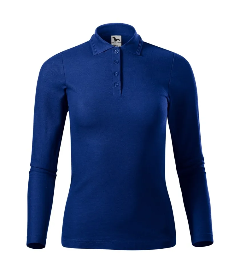 Pique Polo LS — Polohemd Damen