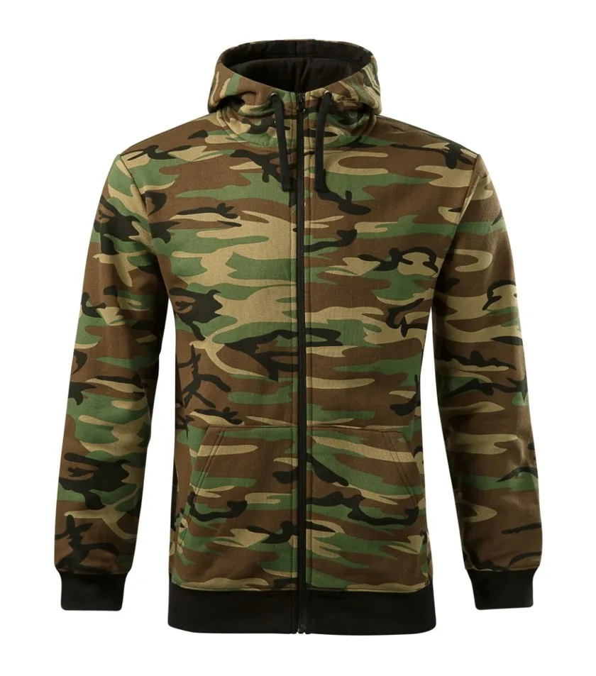 Camo Zipper — Sweatshirt Herren