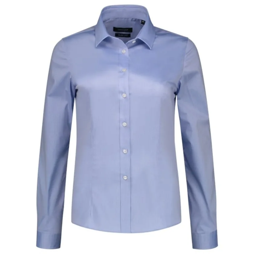 Fitted Stretch Blouse — Hemd Damen