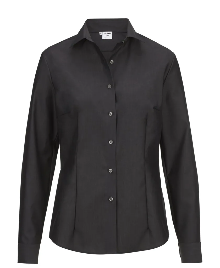 Luxor Bluse, modern fit, Langarm, Carpi