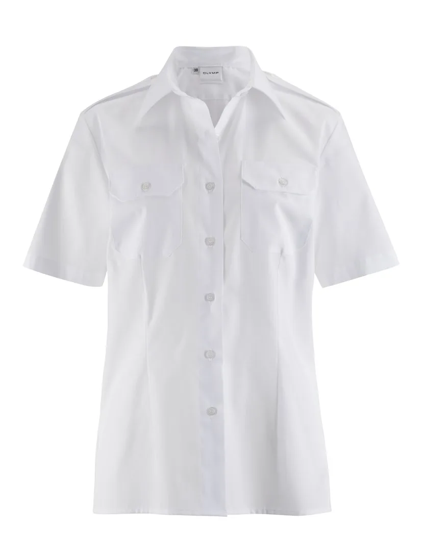 Pilot Bluse, Kurzarm, Kent (Pilotenbluse)