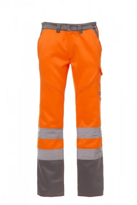FLUOORANGE/STAHLGRAU