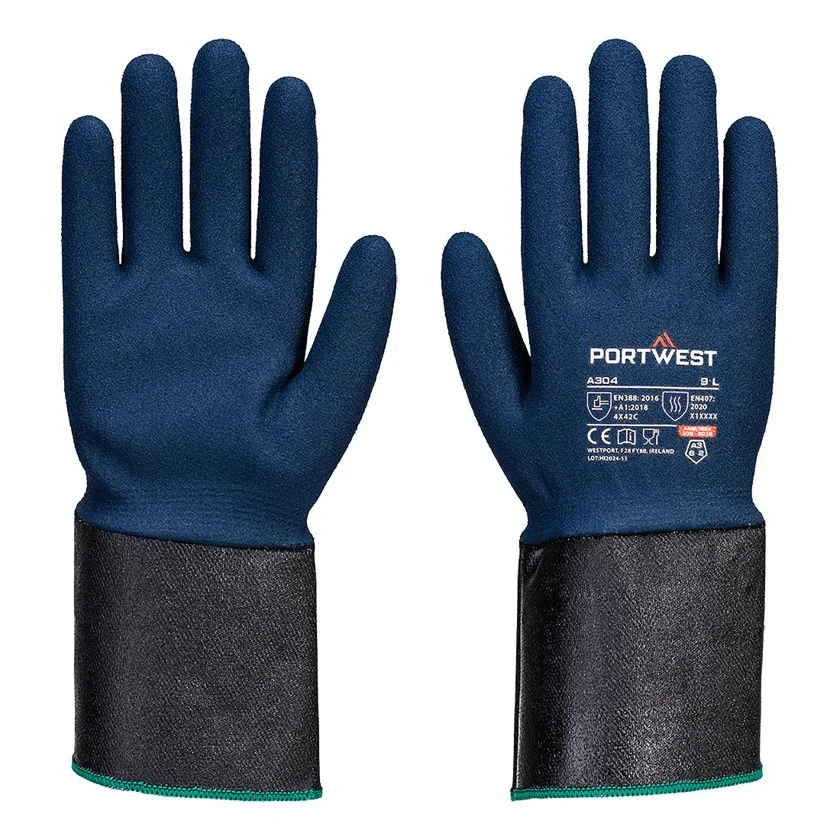 Grip C13 Nitrilschaum-Handschuh mit verlängerter Stulpe