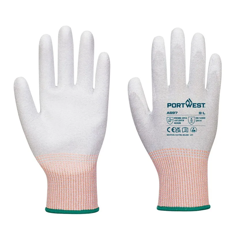 LR13 ESD PU Handschuh - 12er Pack