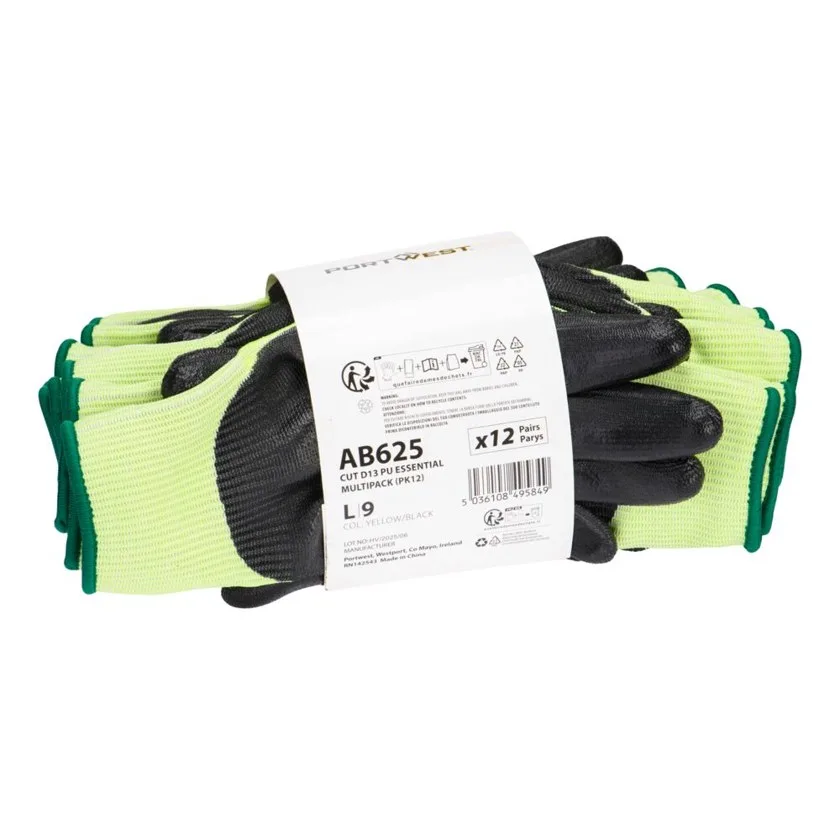 Unverzichtbarer D13 PU Schnittschutzhandschuh (Pk12)