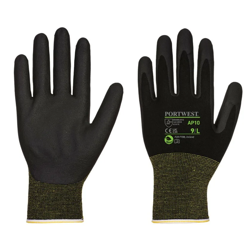 NPR15 Nitrilschaum Handschuh aus Bambus - 12er Pack