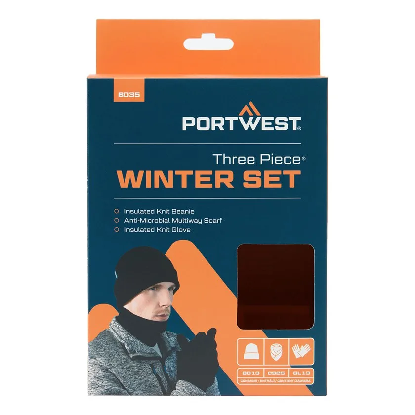 Winter-Accessoires-Set ( 3 Teile)