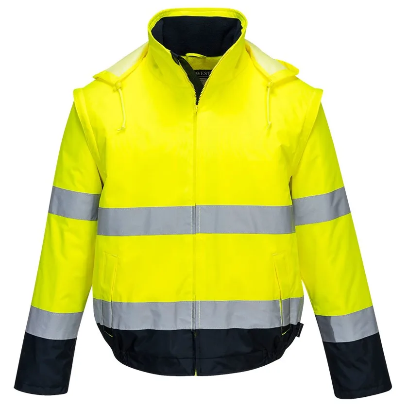 Leichte Hi-Vis Kontrast 2-in-1 Pilotjacke Essential