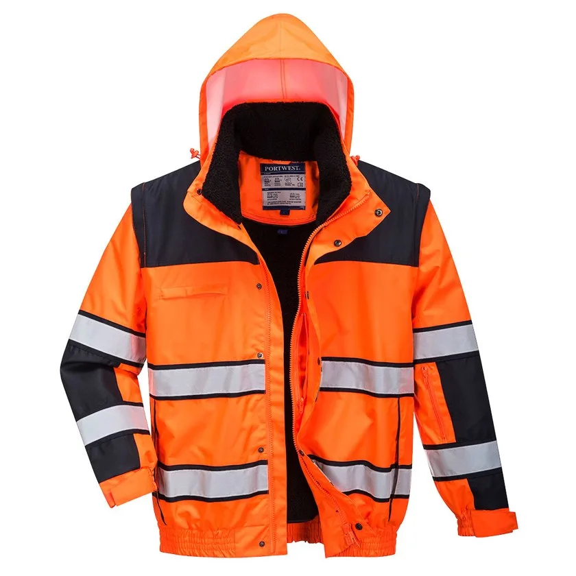 Orange/Schwarz