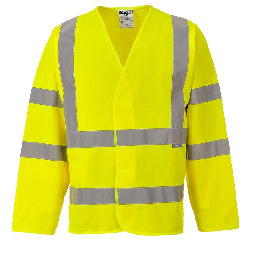 Hi-Vis Weste mit Schultereflexband langarm