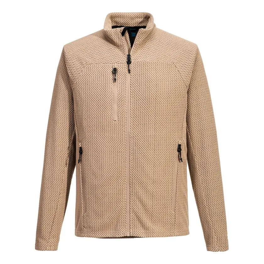 EV4 strukturierte Fleecejacke