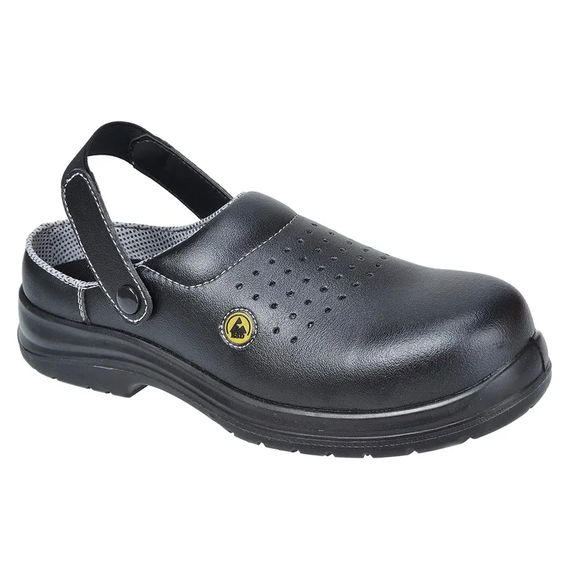 Perforierter Portwest Compositelite ESD Sicherheits-Clog SB AE