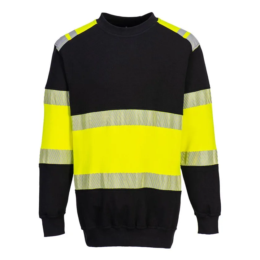 PW3 Modaflame Knit Hi-Vis FR Sweatshirt Klasse 1