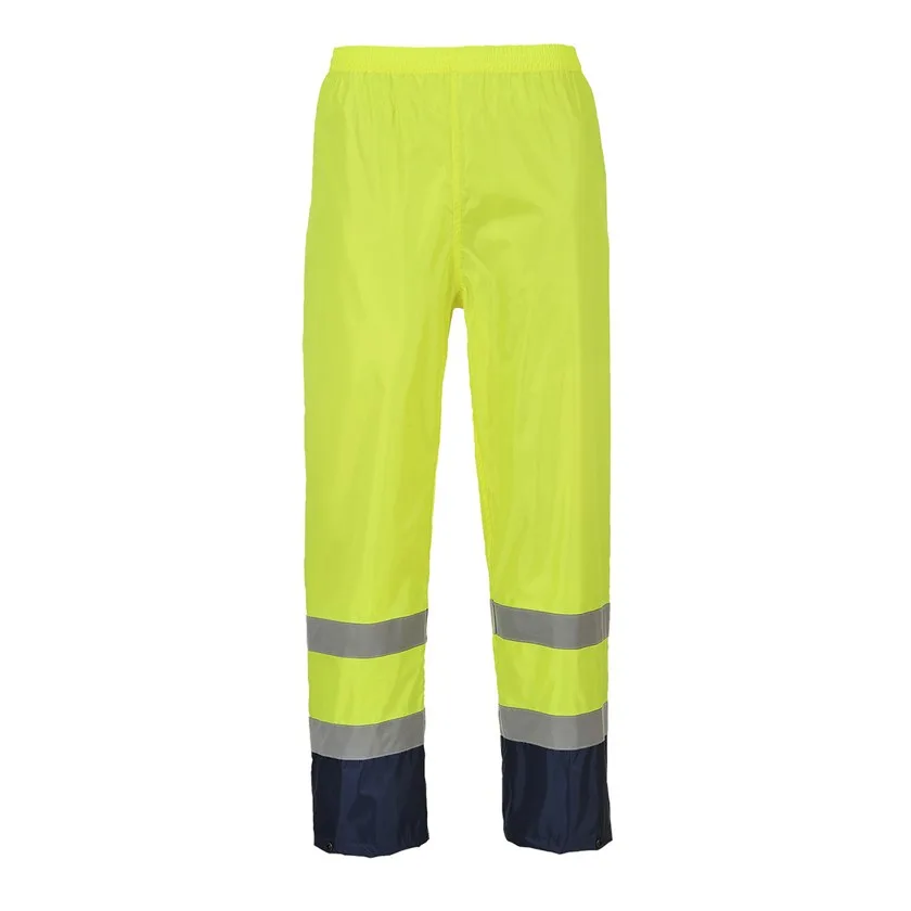 Hi-Vis Klassische Kontrast Regenhose