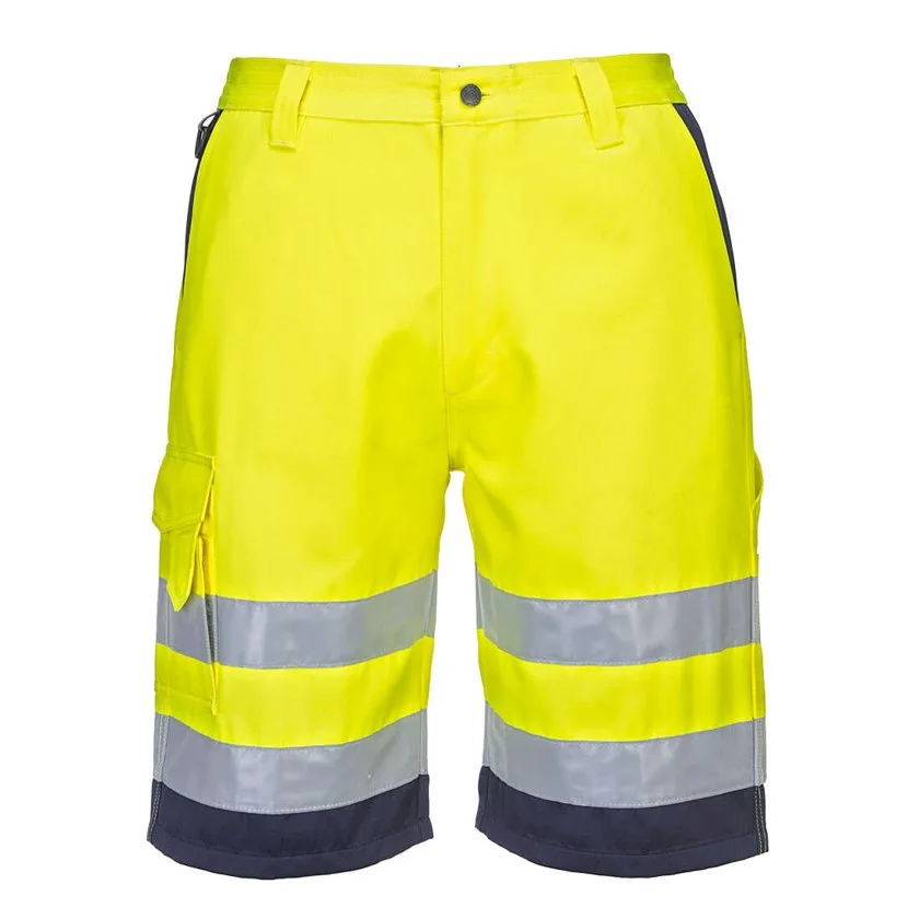 Leichte Hi-Vis Shorts aus Polyester-Baumwolle