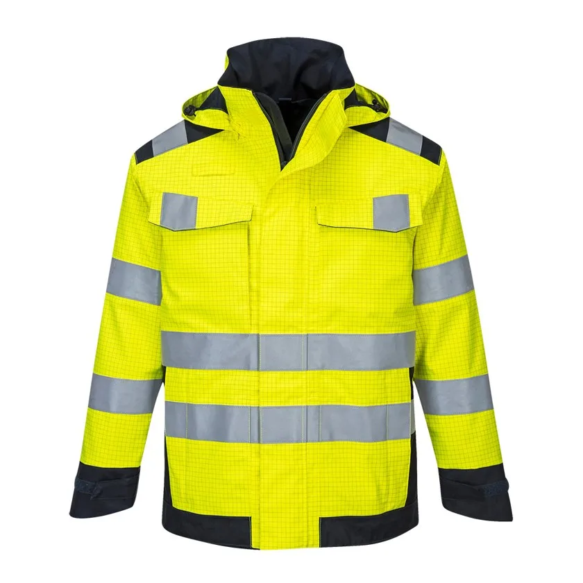 Modaflame Rain + Hi-Vis Multinorm Kontrast FR Jacke