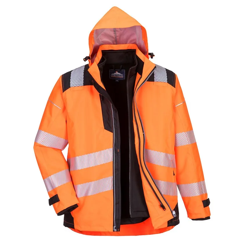 Orange/Schwarz