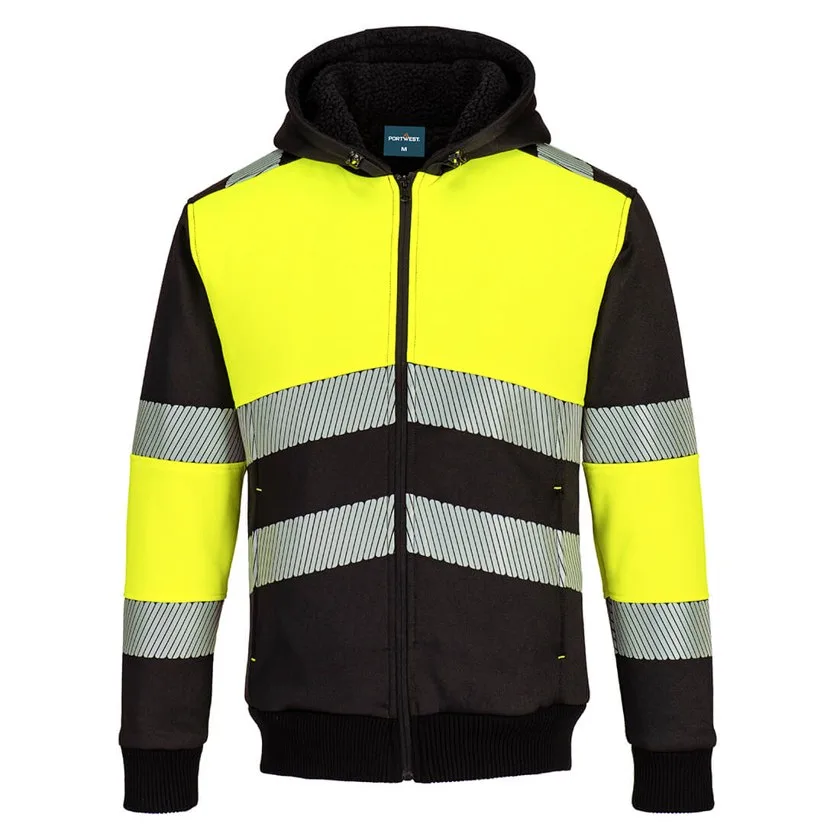 PW3 Hi-Vis Winter Kapuzenjacke Klasse 1