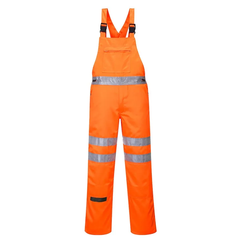 Hi-Vis Service Latzhose aus Polyester-Baumwolle