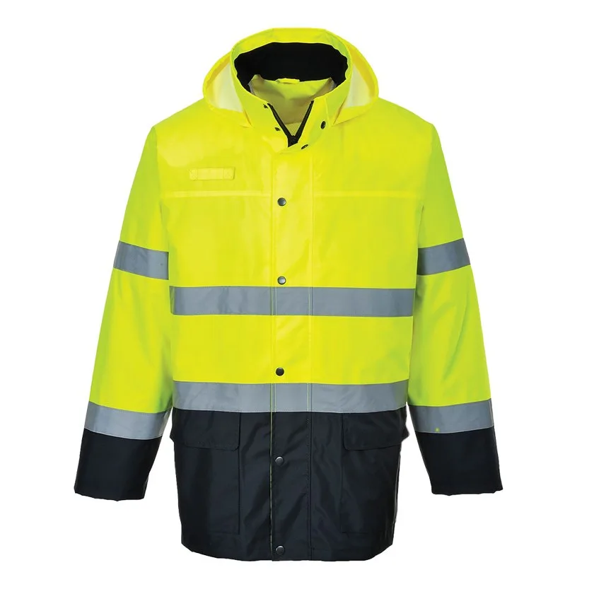 Hi-Vis leichte Kontrast Regen Verkehrsjacke