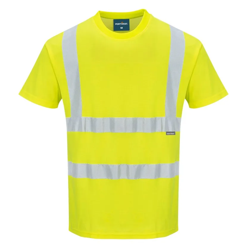 Hi-Vis Cotton Comfort-T-Shirt kurzarm