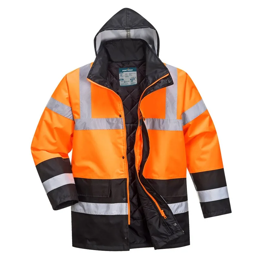 Orange/Schwarz