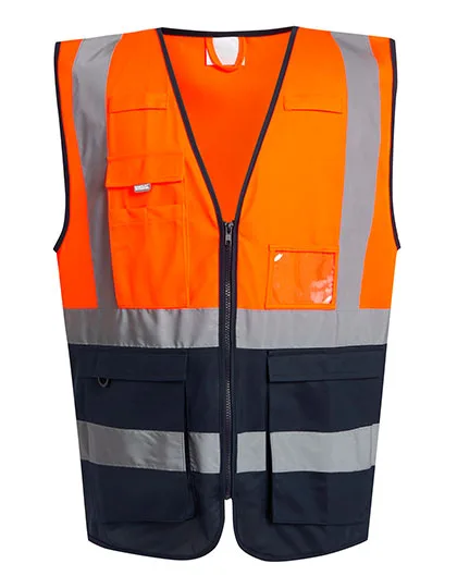 Orange / Navy