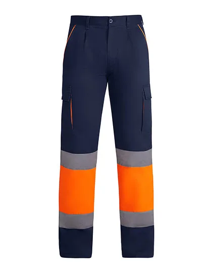 Navy Blue 55 / Fluor Orange 223