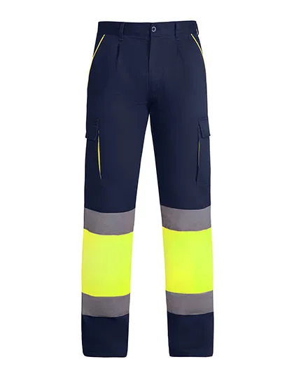 Navy Blue 55 / Fluor Yellow 221