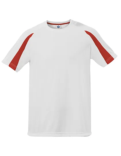 White / Fiesta Red