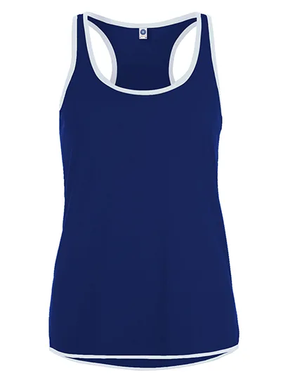 Deep Royal / White