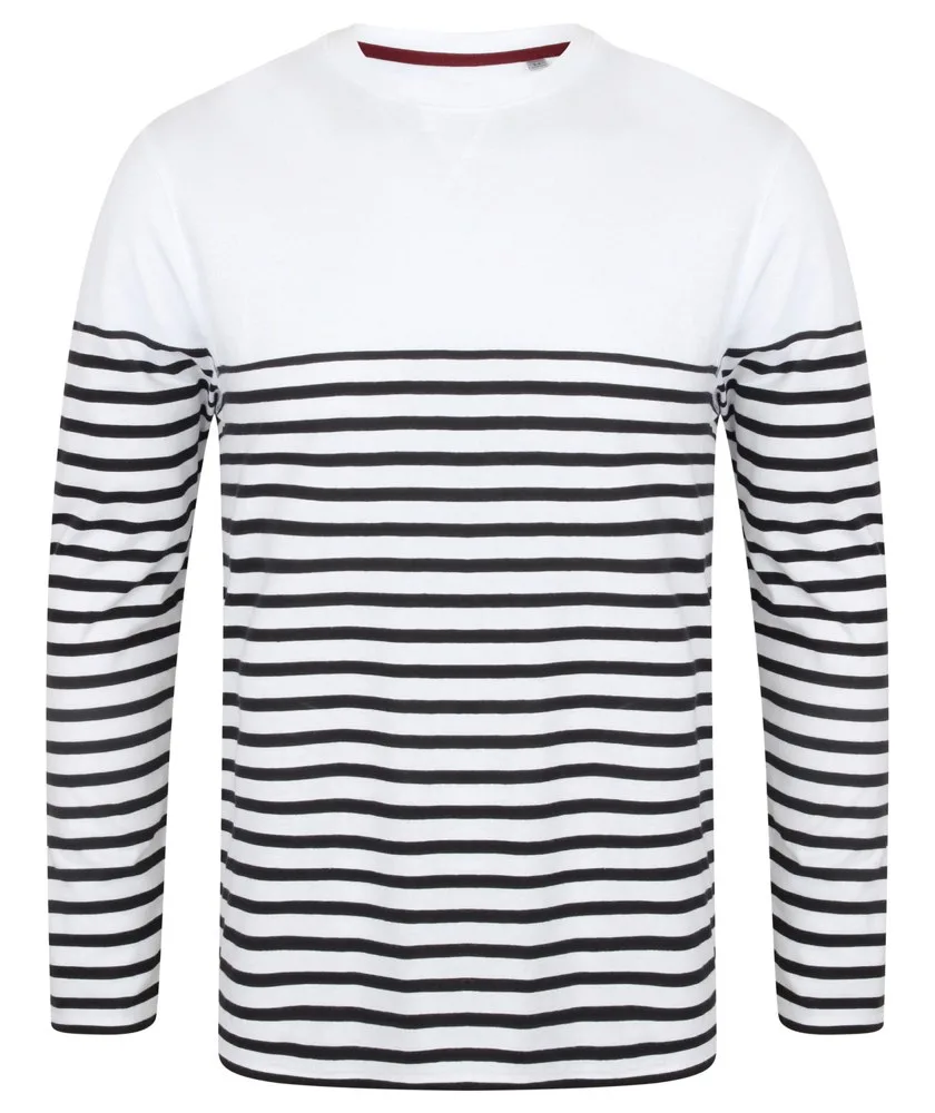 Matrosen-T-Shirt mit langen Ärmeln