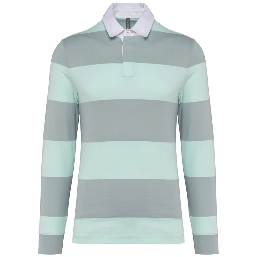Light Grey / Ice Mint Stripes