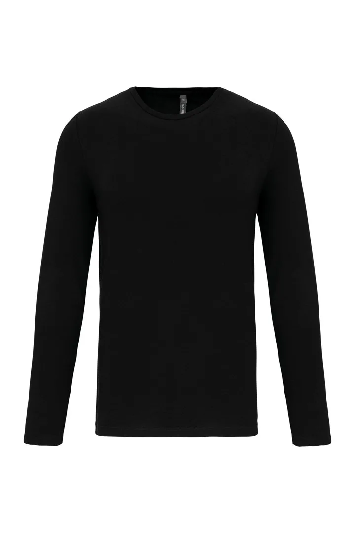 Langarm-T-Shirt mit Rundhalsausschnitt