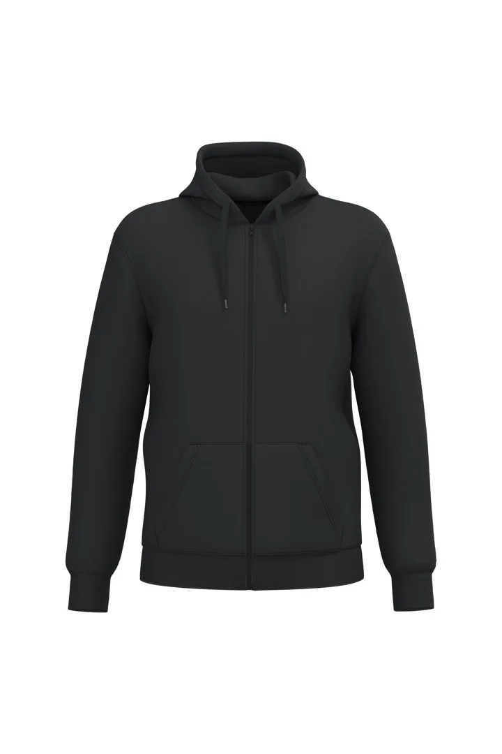 Recyceltes Unisex-Sweatshirt mit Reißverschluss und Kapuze