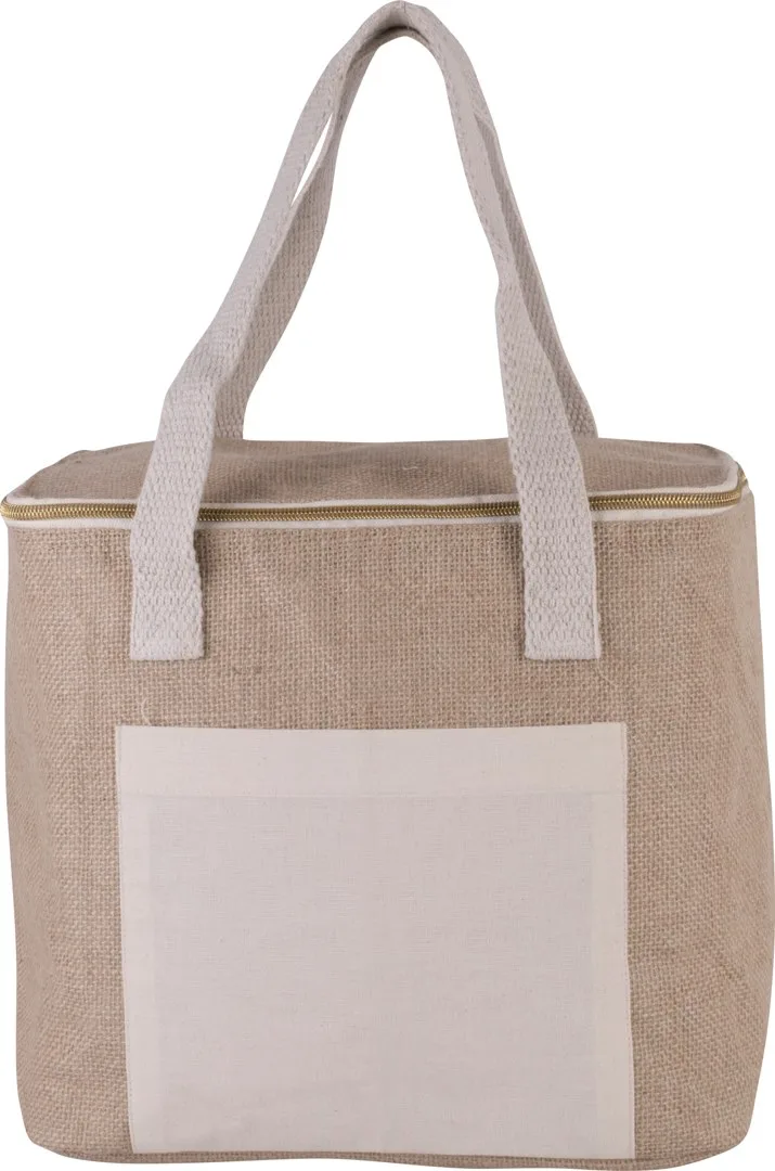 Mittelgroße Kühltasche aus Jute