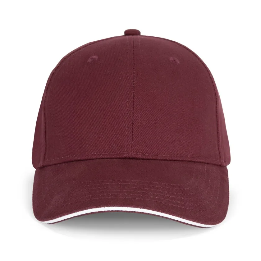 Burgundy / White