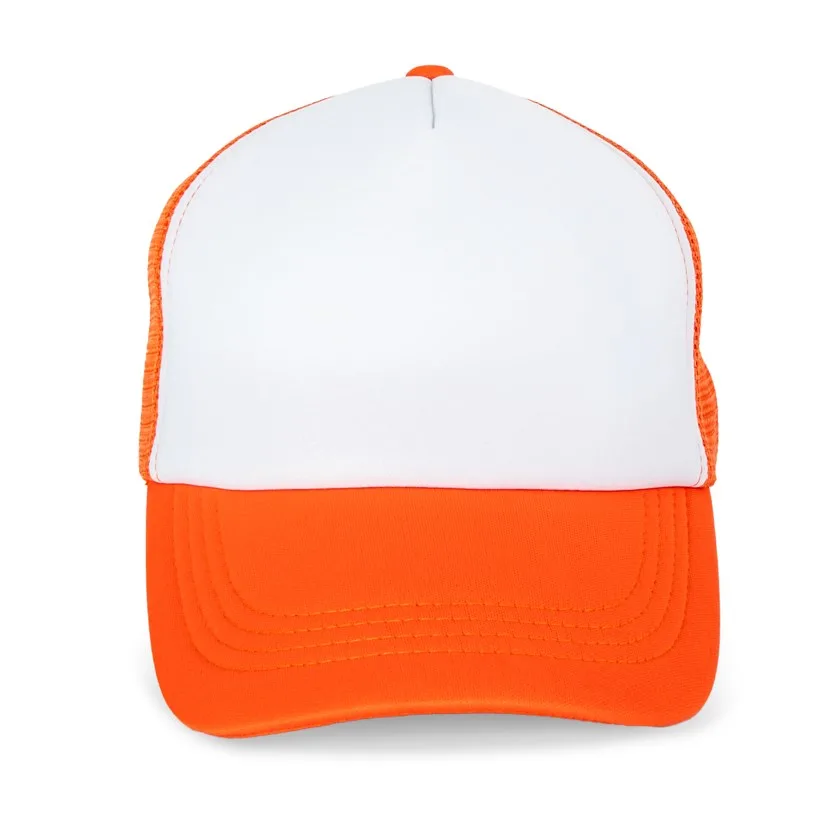 White / Vermillon Orange