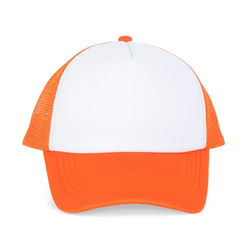 White / Vermillon Orange