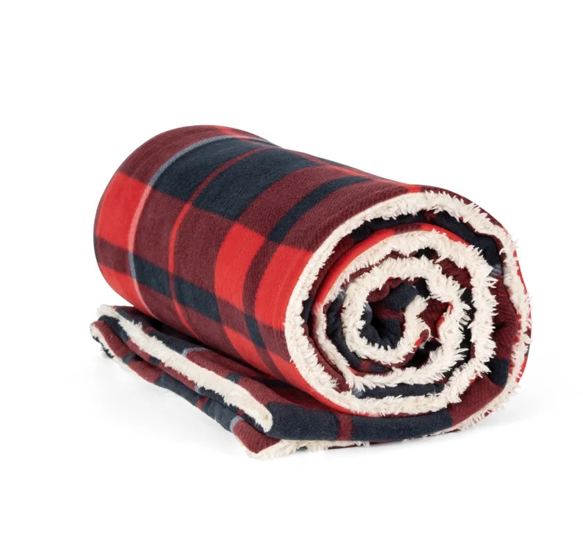 Red / Navy checked