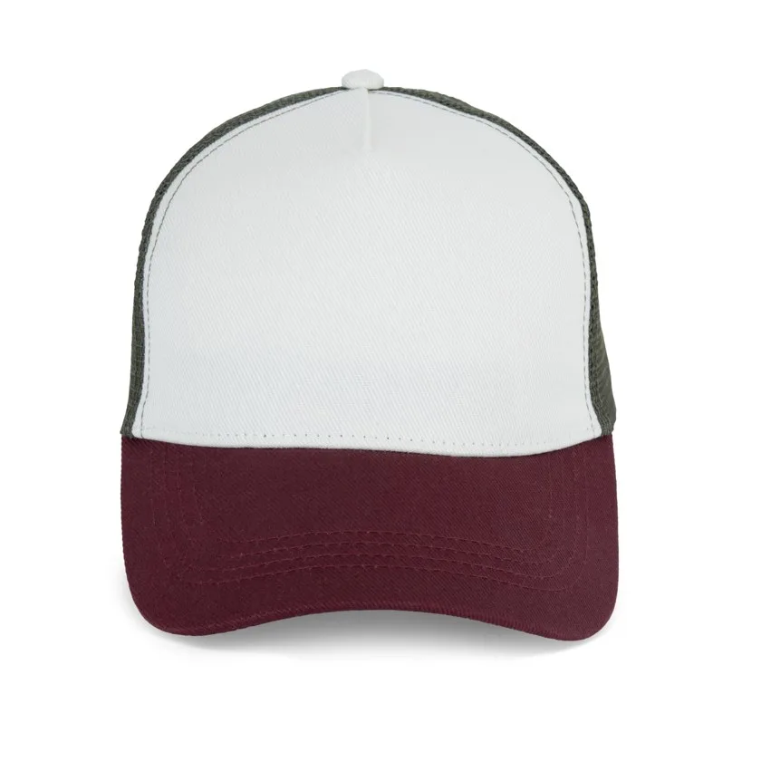 Ivory / Dark Cherry / Organic Khaki
