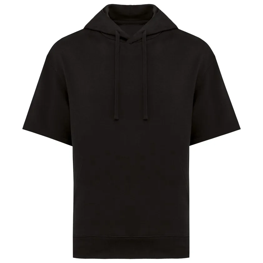 Umweltfreundliches Unisex Kapuzen-Sweatshirt mit überschnittener Schulterpartie aus French Terry