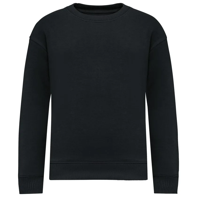 Umweltfreundliches Oversize Sweatshirt mit Rundhalsausschnitt für Kinder