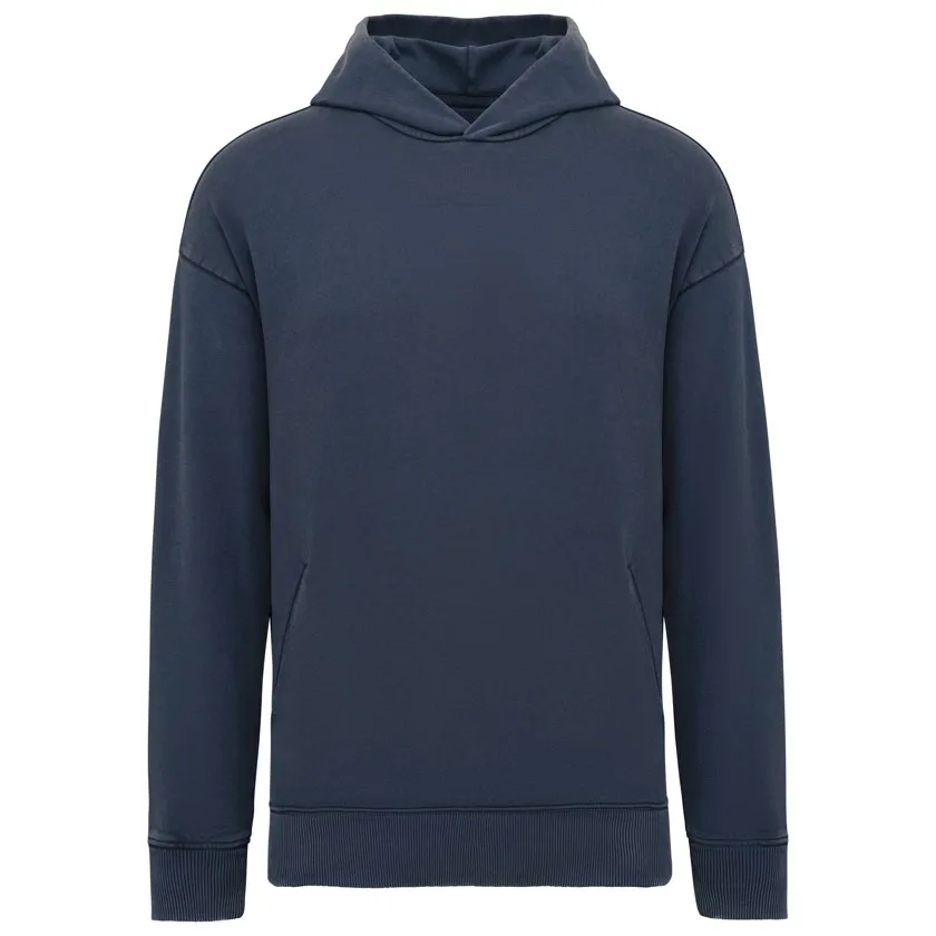 Ausgewaschenes umweltfreundliches Oversize Unisex-Kapuzensweatshirt