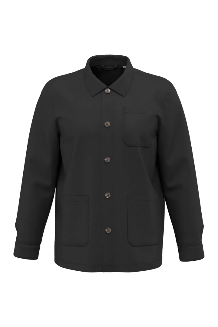 Gewaschene nachhaltige Unisex-Workerjacke