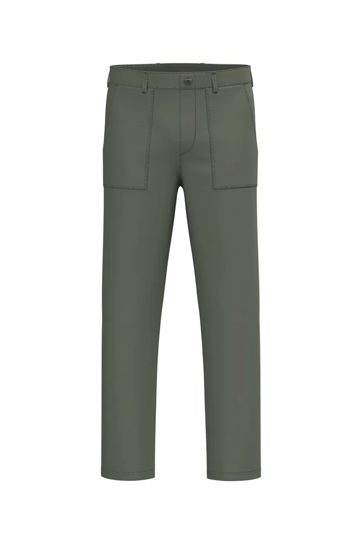 Washed Organic Khaki