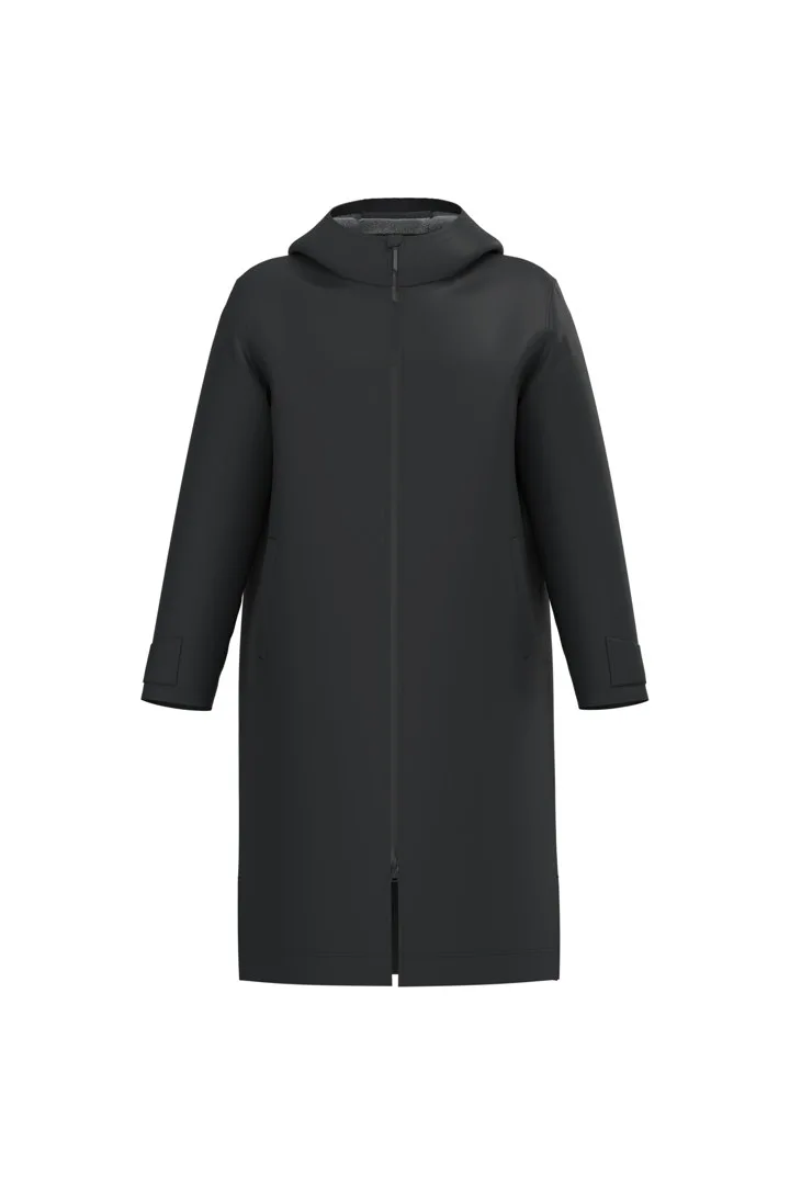 Langer, gefütterter Unisex-Sherpa-Parka