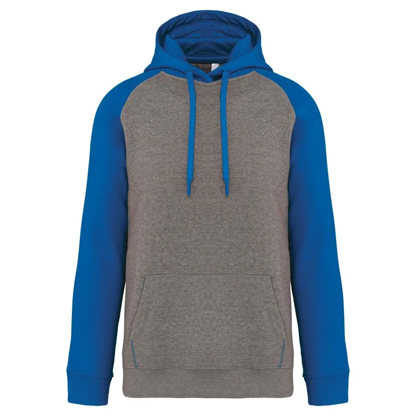 Grey heather/Sporty royal blue