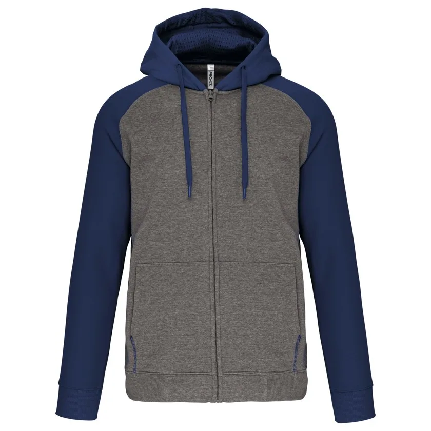 Grey Heather / Sporty Navy